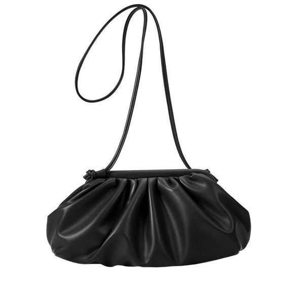 MONTERREY Black Vegan Pouch Clutch Crossbody - Picture 5 of 7